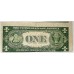 UNITED STATES OF AMERICA 1935 . ONE 1 DOLLAR BANKNOTE . ERROR . MIS-ALIGNMENT TO BACK